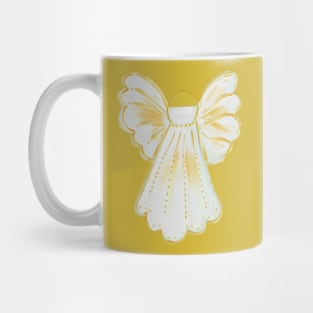 Christmas angel isolated on white background Mug